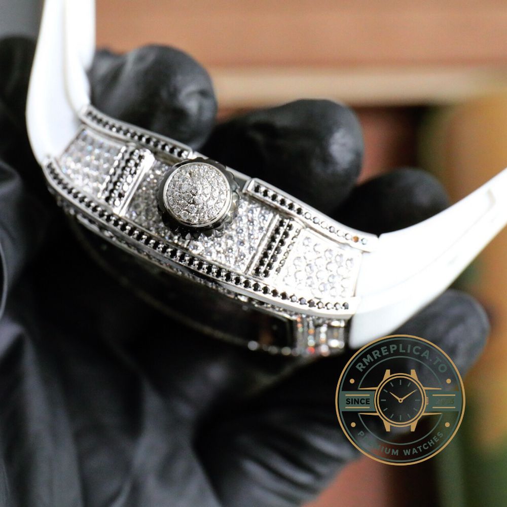 Richard Mille replicas RM 026 Serpent caseback view with tourbillon movement – richard mille replicas