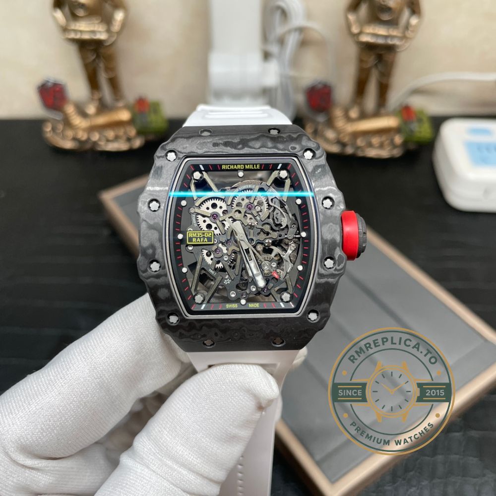 Richard Mille swiss replicas RM35-02 Rafael Nadal case size measurement 49.94mm x 44.50mm – richard mille swiss replicas
