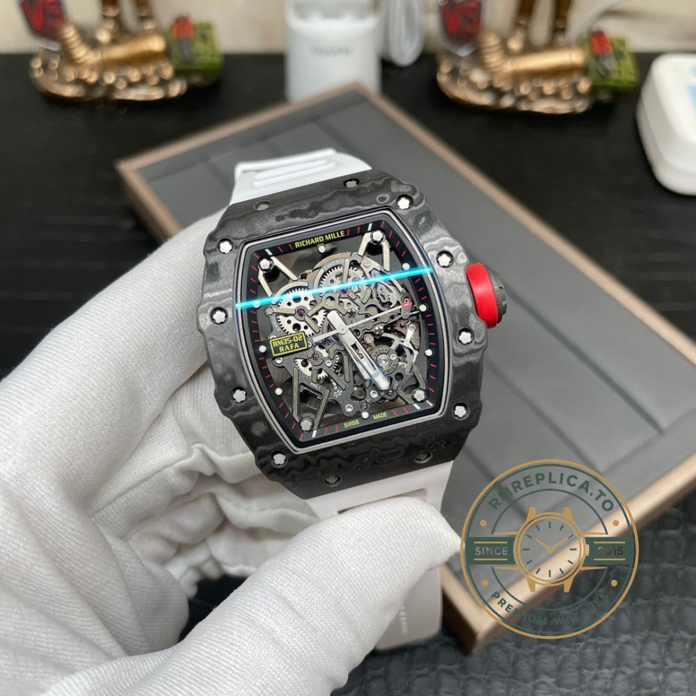 Richard Mille replica for sale RM35-02 Rafael Nadal side profile showing case thickness – richard mille replica for sale