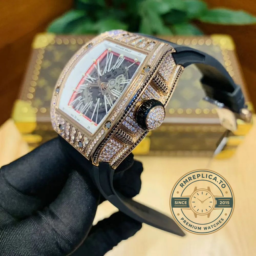 Richard Mille swiss replicas RM 023 wearing effect 3 luxury automatic sports wristwatch – richard mille swiss replicas