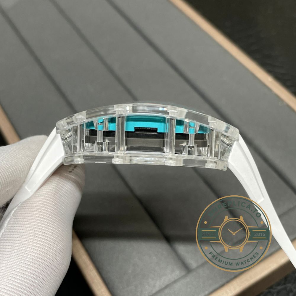Replica Richard Mille RM 35-01 Rafael Nadal watch with skeleton dial and crystal glass case main image – richard mille replica