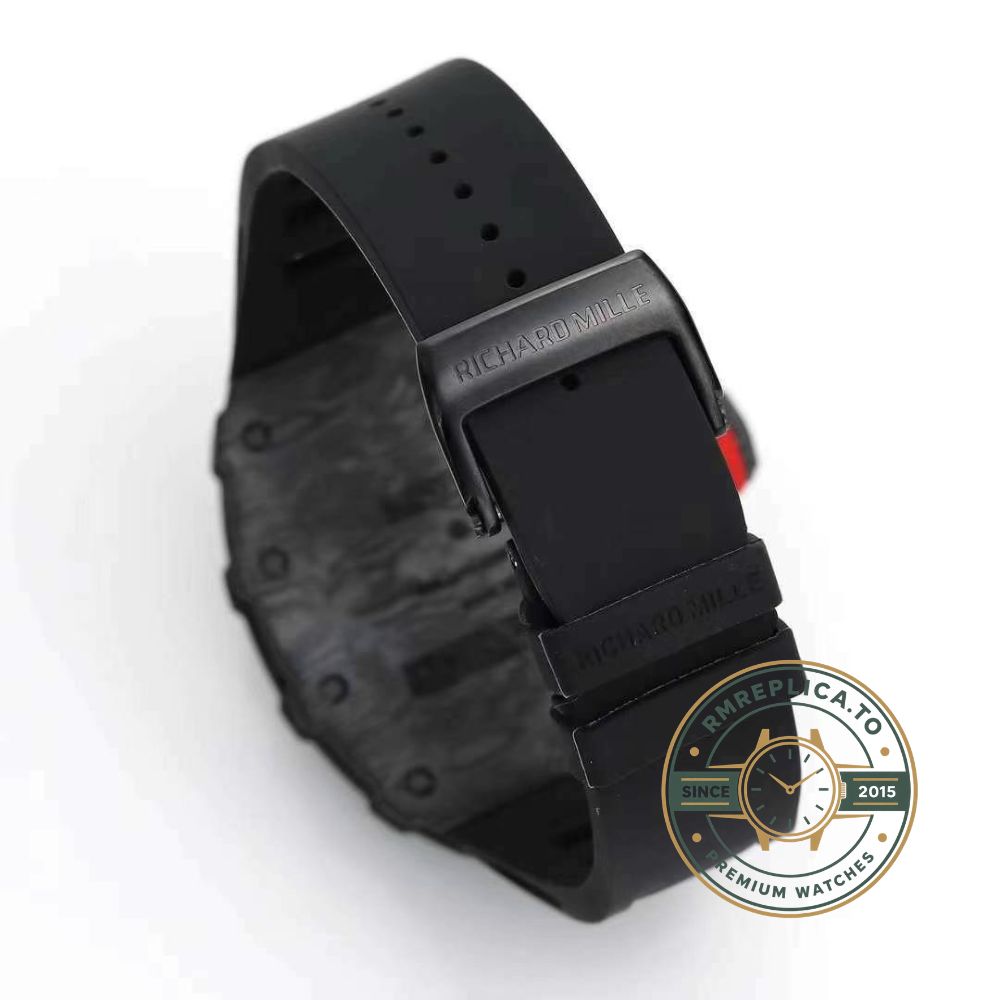 Replica Richard Mille watch RM 35-01 Rafael Nadal Swiss movement detail under sapphire crystal – replica richard mille watch