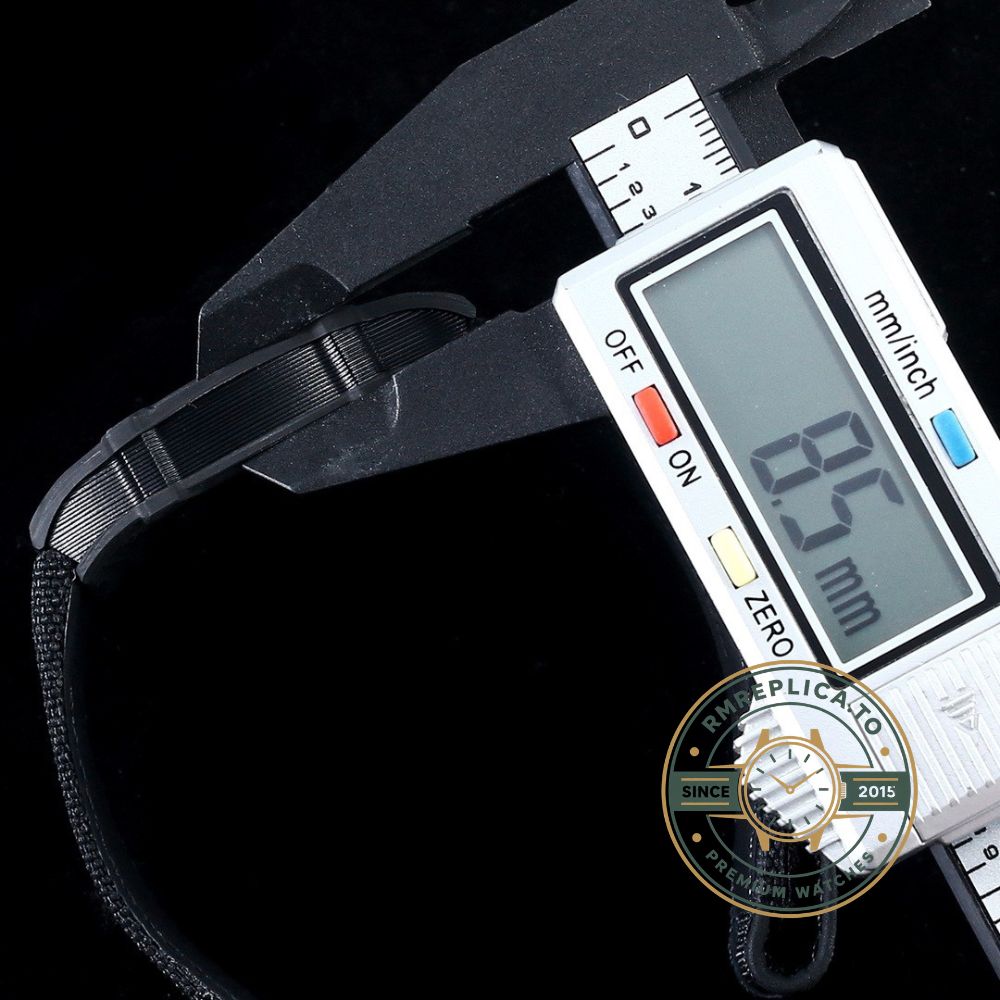 Richard Mille RM27-05 Rafael Nadal flying super clone angled view with skeleton dial and V-shaped bridge – richard mille super clone