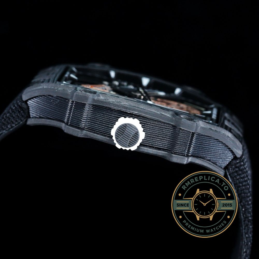 Richard Mille clone RM27-05 Rafael Nadal flying super clone side view with carbon TPT B.4 case – richard mille clone