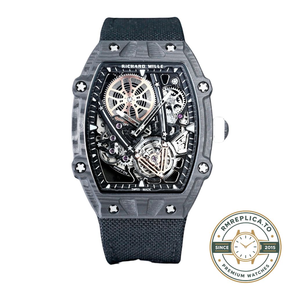 Richard Mille replicas RM27-05 Rafael Nadal flying super clone weight display detail showing 38 grams ultra-light – richard mille replicas