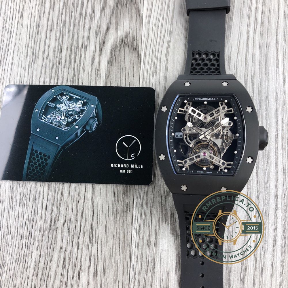 Replica Richard Mille watch RM 027 Rafael Nadal Tourbillon movement detail with gear train and tourbillon – replica richard mille watch