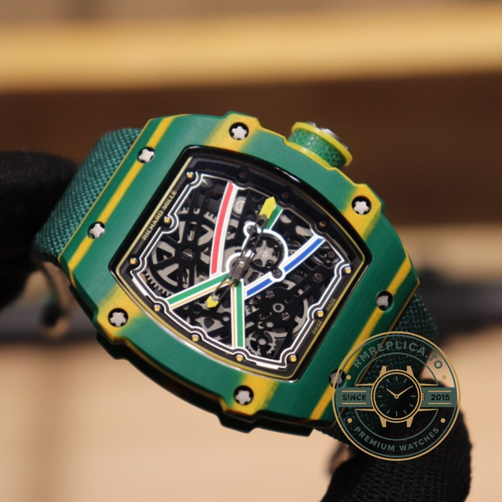 Richard Mille replica for sale RM 67-02 case size measurement 48mm x 42mm – richard mille replica for sale