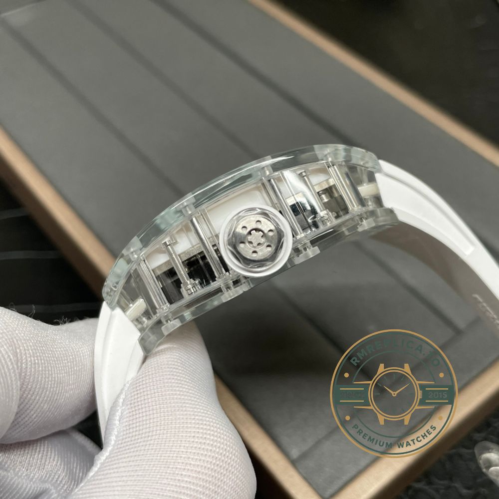Richard Mille RM 26-01 super clone front view showing panda and bamboo dial design – richard mille super clone