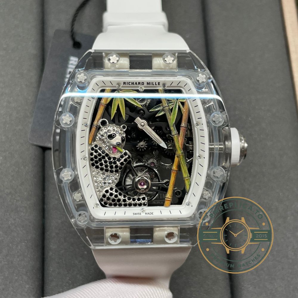 Richard Mille clone RM 26-01 tourbillon movement detail with Swiss mechanism – richard mille clone