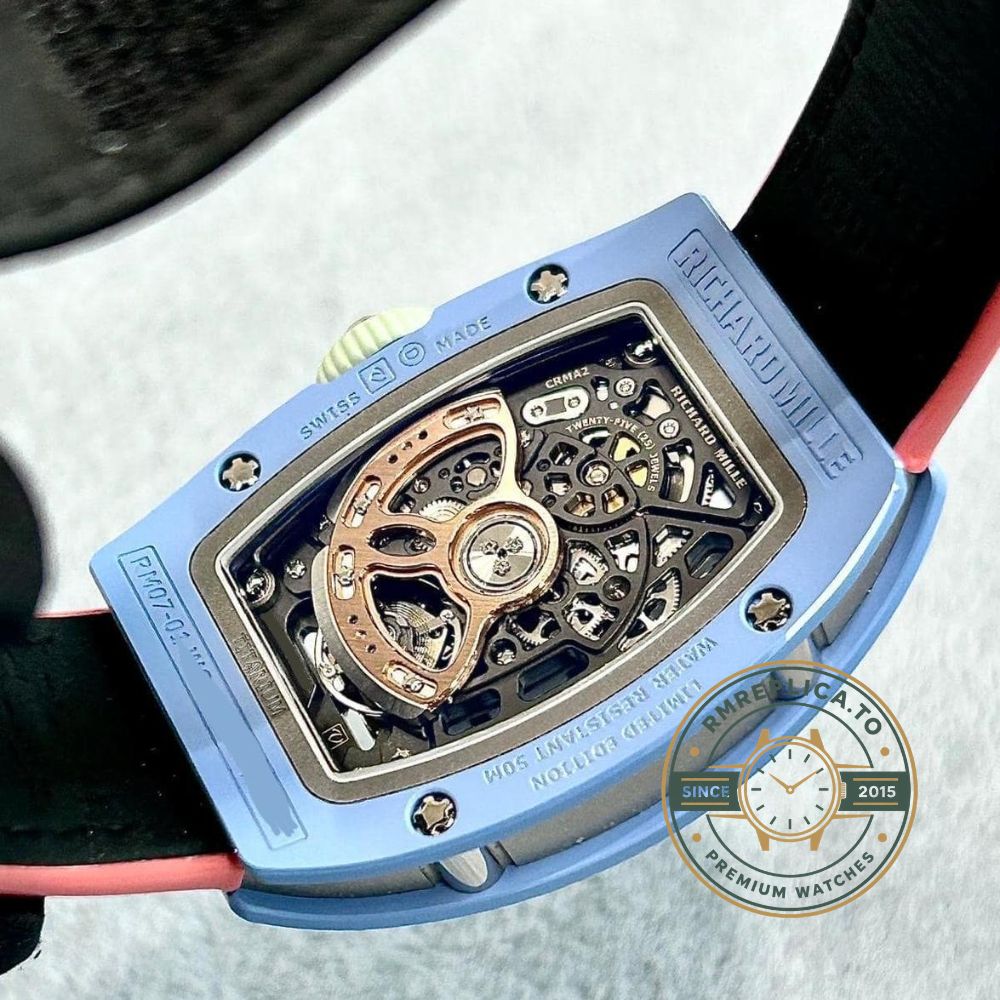 Richard Mille RM 07-01 Coloured Ceramics Powder Blue Super Clone 2026 New Star Celebrity Watch main image – richard mille replica
