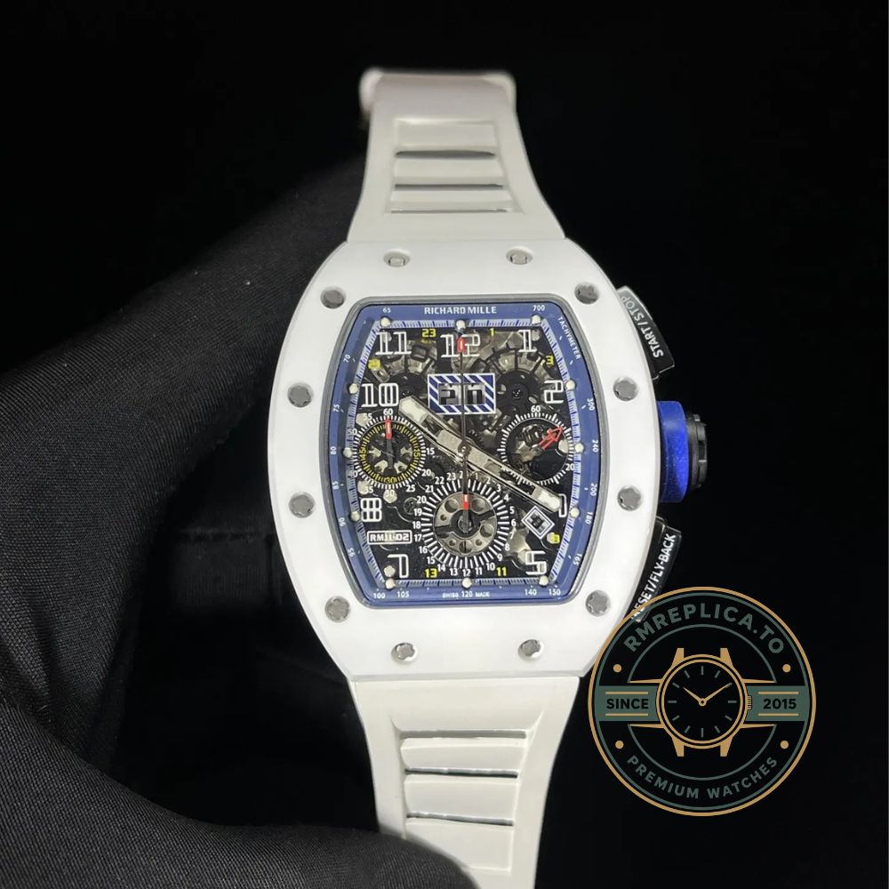 Replica Richard Mille RM 11-02 White Ceramic 7750 Movement Chronograph Super Clone main image – richard mille replica