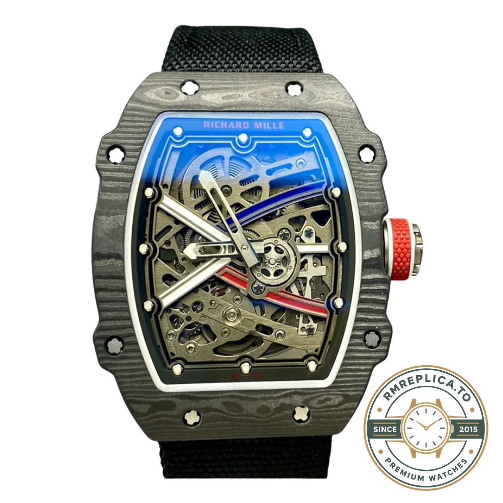 Richard Mille replicas RM67-02 V4 47mm crown detail view – richard mille replicas