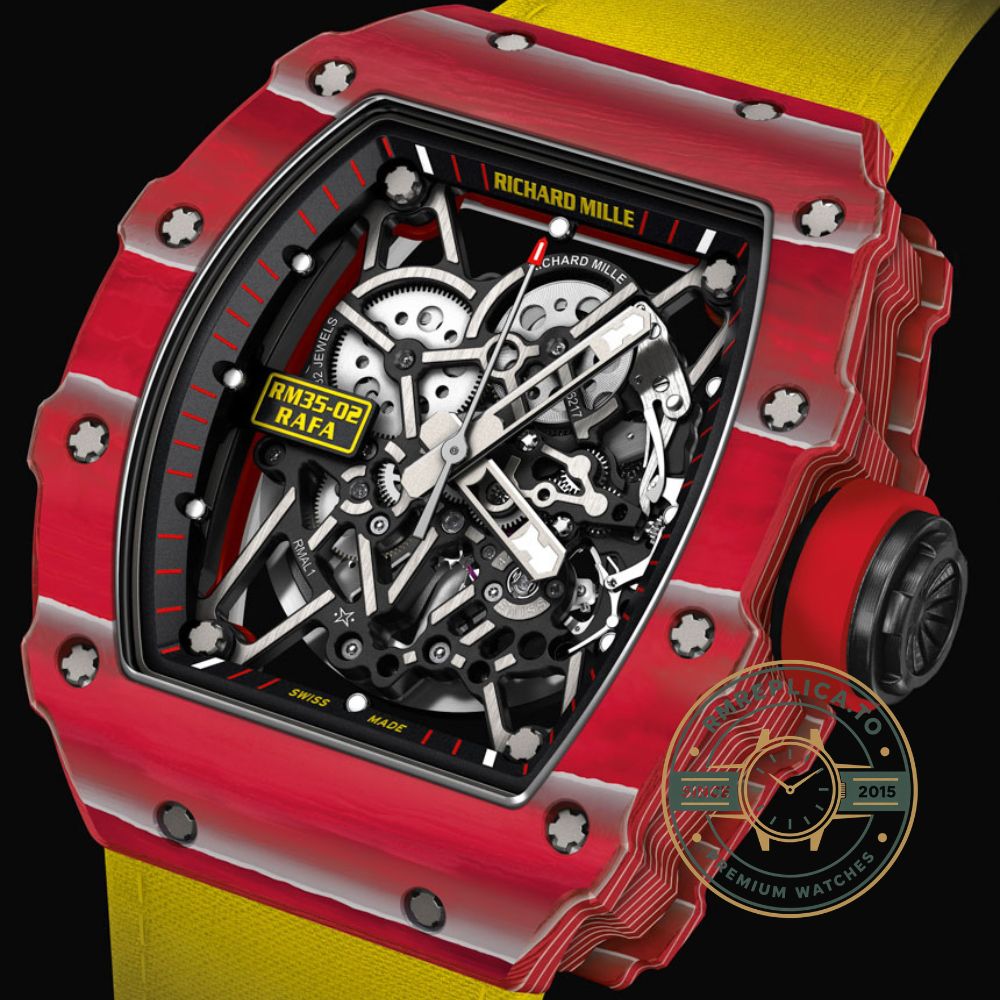 Replica Richard Mille watch RM35-02 skeleton dial detail with Swiss movement – replica richard mille watch