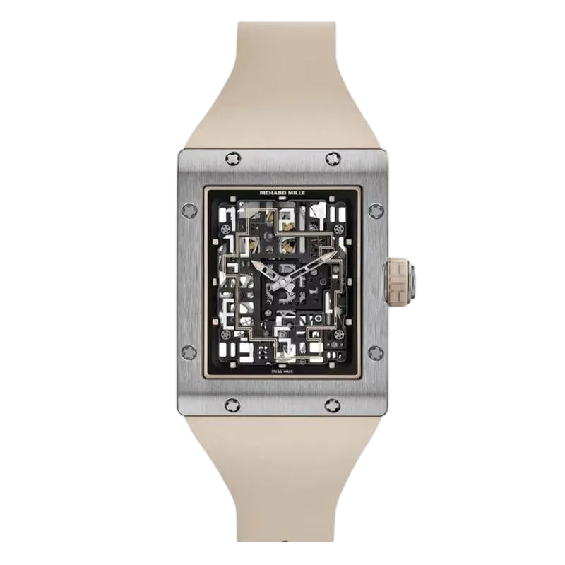 Richard Mille RM 16-02 Automatic Extra Flat luxury watch with rectangular case and skeleton dial