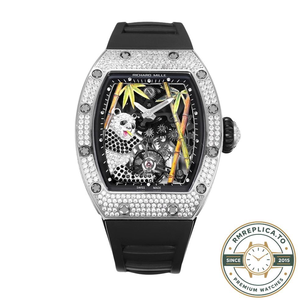 Richard Mille RM 26-01 Panda Diamond "Diamond Crusher" replica watch for women main image – richard mille replica
